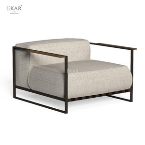 Chaise longue d'extérieur en rotin plastique moderne MERIDIAN |   Canapé <span class=keywords><strong>de</strong></span> <span class=keywords><strong>jardin</strong></span> imperméable pour usage en terrasse - Product Image 1