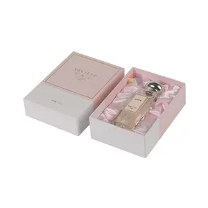 Luxury Hard Paper Cosmetic Packaging Box Custom Logo Printed Rigid Cardboard Essential Oil Perfume Bottle Gift Box