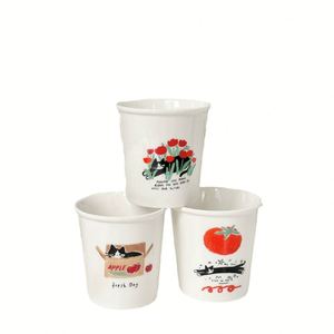 Tazza da <span class=keywords><strong>Caffè</strong></span> in Ceramica <span class=keywords><strong>Senza</strong></span> Manico dal Design Grazioso - Product Image 6