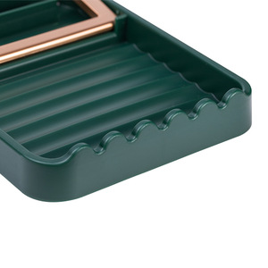 Pot Lid <b>Rack</b> Countertop Storage Organizer Multi Function <b>Kitchen</b> Utensil Holder Plastic Minimalist Design - Product Image 4