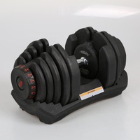 15 ANS Fabricant usine Ensemble d'haltères 40KG de qualité supérieure Poids d'haltères 90LBS Paire d'haltères réglables 90LBS