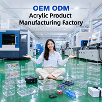 Usine de fabrication d'acrylique sur mesure OEM ODM : Boîtes / Étagères / Supports / Armoires / Vitrines en acrylique pour la présentation de produits