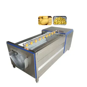 Tapioca Manioc Yam Potato Shell Decorticate Peeling Machine Food Process Garri Cassava Peeler