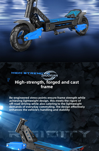 สกู๊ตเตอร์ไฟฟ้าพับได้ความเร็วสูงสำหรับการเดินทางและส่งของ - Product Image 4