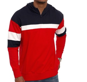 2018 Design personnalisé Sweat à capuche 100% coton tissé tricoté avec logo brodé sur mesure - Product Image 3