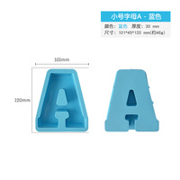26 lettres anglaises moule en silicone lettre 3D A à Z bricolage Alphabet moules résines 120 mm pour moule en silicone grand moule en résine