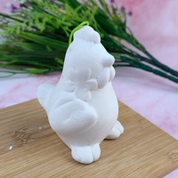 Offre Spéciale personnalisé en céramique non émaillé blanc animaux ornements décoration de noël Bisques pour créatif arbre de noël tirelire Vase