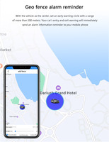 Traceur GPS 4G avec coupure d'alimentation et anti-brouillage, verrouillage IP, port USB et configuration SMS, suivi du comportement de conduite