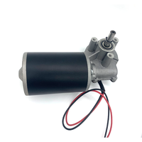 Moteur à engrenages à vis sans fin à réduction 60:1 pour ouvre-porte automatique, compatible maison intelligente, DC24V 180W, cadre 63mm, faible bruit, installation facile