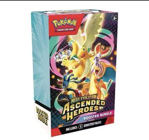 Mega Evolution Ascended Hero Booster Bundle Collection Anime Trading Card Game Ages 14+ Paper Made US Model <span class=keywords><strong>English</strong></span> M2a New - Product Image 4