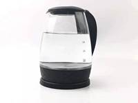 Bouilloire électrique sans fil en verre borosilicate haute résistance 1,8 L Arrêt automatique Transparent Sans plomb pour usage domestique