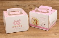 Boîte à gâteau de 4 pouces, boîte à gâteau de 6 pouces, boîte à gâteau de 8 pouces, boîte à gâteau blanche, mini boîte à gâteau, boîte à gâteau pliable, boîte à gâteau carrée