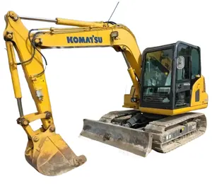 Japan Gebruikte Machine Komatsu Pc60 Rupsgraafmachines Mini Digger 6 Ton Op Voorraad