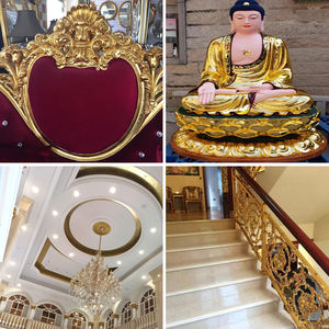 1,5 kg/ensemble, colle à dorure à base d'huile en or pur 24 carats, colle à dorure, feuille d'or métallique utilisée pour l'offset, protection non toxique - Product Image 4