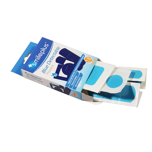 Apósitos de tela PE multiforma azules al por mayor, antibacterianos, elásticos, suaves, impermeables y detectables para heridas. - Product Image 4