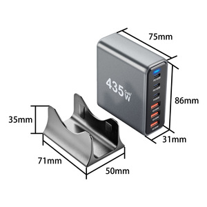 Chargeur <span class=keywords><strong>rapide</strong></span> GaN 435W de haute qualité 3C3A multi-ports QC3.0 PD3.1 QC3.0 5V/3A OTP pour ordinateur portable, station de bureau pour iPhone 15 17 - Product Image 4