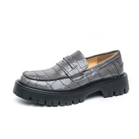 Chaussures habillées décontractées de luxe pour hommes, style italien, en cuir PU véritable, mocassins plats, idéales pour mariage, soirée et bureau – Meilleures ventes 2025