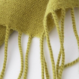 Écharpe en cachemire unie coupe-vent personnalisable avec logo, nouvelle collection automne-hiver 2025, châle coréen à franges pour <span class=keywords><strong>femme</strong></span> - Product Image 3