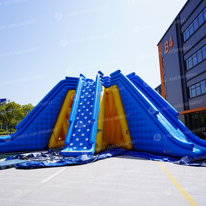 Tùy chỉnh Vinyl aquapark <span class=keywords><strong>Inflatable</strong></span> Zip dòng phiêu lưu công viên nước cho Aqua công viên thách thức trò chơi bằng cách cổ vũ vui chơi giải trí - Product Image 3