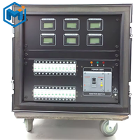 Boîtier de distribution d'éclairage de scène à flux optique à LED grand écran, 24 voies, plaqué Meigi, haute performance, 220V 20A