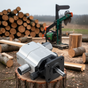 Pompe hydraulique Vevor à 2 étages, 3000 Psi, 13 GPM, pompe à engrenages, construction en aluminium, arbre à clavette de 1/8 pouce pour fendeuse de bois - Product Image 2