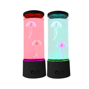 Lâmpada de Lava Jellyfish com Efeito de Água Sem Escovas, Decoração para Casa e Escritório, Lâmpada de Ambiente, Presente Inovador para Crianças e Mulheres - Product Image 1