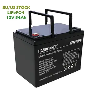 Germany Dropshiping Deep Cycle Storage Batterie Lifepo4 24V 12V 55Ah 50Ah 100Ah Lithium Ion Battery For Home Storage