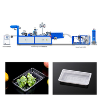 Machines de thermoformage automatiques pour couvercles en plastique PET/PVC/PP/PS/HIPS, machine de fabrication de mini-cuillères
