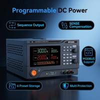 Fuente de alimentación CC de banco programable MYAMi de 6KW, variable, para 80V, 60V, 50V, 30V, 20V, 15V, 120V, 200V, 220V, 300V, 400V, 500V, 600V, 800V