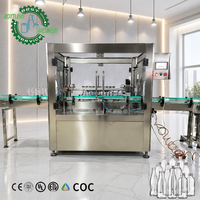 Machine de nettoyage automatique de bouteilles en ligne Even Wash 1000-3000BPH à 4, 6, 8, 10 ou 12 têtes, nettoyage multi-étapes pour bouteilles d'eau