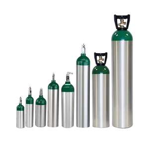 Réservoir de <span class=keywords><strong>CO2</strong></span> portable avec tube de siphon et vanne CGA320 Bouteille de gaz en aluminium de 20lb - Product Image 4