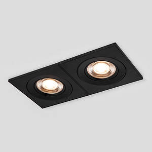 Nuevo Diseño Cuadrado Estilo Nórdico Interior Diseño Delgado 2*30W Downlight Redondo <span class=keywords><strong>Atom</strong></span> TRIM TILT Downlight LED Empotrable - Product Image 5