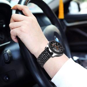 <span class=keywords><strong>Bracelet</strong></span> de montre en métal à 7 maillons fermoir papillon <span class=keywords><strong>bracelet</strong></span> en acier inoxydable massif 304l pour <span class=keywords><strong>samsung</strong></span> huawei xiaomi <span class=keywords><strong>smartwatch</strong></span> - Product Image 6