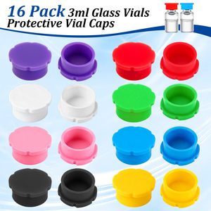 6-Color Silicone Stretch Lid for Peptide Vials & Cosmetics <b>Bottles</b>-High Quality OEM Bulk Wholesale - Product Image 4