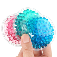Compresse de gel chaud/froid réutilisable en perles d'eau rondes personnalisées avec fonction de compression pour soulager la douleur