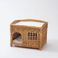 JY Meubles pour animaux de compagnie en osier et saule, modulaires en bois et métal, préfabriqués en fer, pour aquariums et maisons pour animaux
