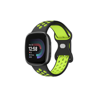 Venta al por mayor de silicona suave transpirable correa de reloj de diseño impermeable para <span class=keywords><strong>Fitbit</strong></span> <span class=keywords><strong>Versa</strong></span> <span class=keywords><strong>3</strong></span>/4 - Product Image 2