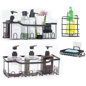 5 Pack Bathroom Kitchen Hardware Accessories Shower <strong>Shelves</strong> Rack Decoration From <strong>Uk</strong> Shower Accessories and Faucets - Product Image 3