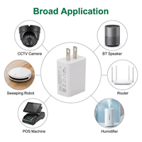 Adaptateur USB AC DC certifié ROHS ETL FCC, 5V 2A, prise US, efficacité de niveau VI pour les appareils ménagers, vente flash
