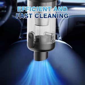 مكنسة كهربائية لاسلكية قوية قابلة لإعادة الشحن محمولة للسيارة بدون فرشاة للاستخدام المنزلي - Product Image 2