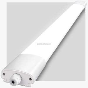 5.8GHz Microwave Motion Sensor LED Tri-proof Light IP65 IK08 130LM/W Full <b>PC</b> DOB Batten Light for Industrial Warehouse - Product Image 1
