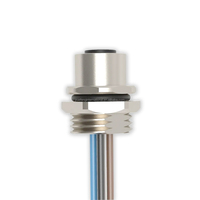 Connecteur circulaire M8 étanche IP67 de haute qualité pour câble à 3, 4, 5, 6, 8 broches, mâle/femelle, montage sur panneau arrière avec fil, vente en gros d'usine
