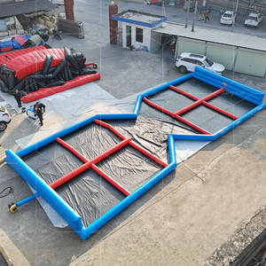 Лидер продаж, большой шар, надувной Зорб-трек, уличная спортивная игра, надувная гоночная трасса для зорб-Шара - Product Image 1