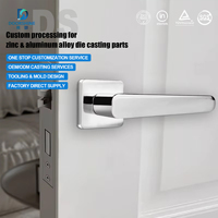 Fournitures de serrures de porte en alliage d'aluminium et de zinc de précision industrielle, moulage sous pression personnalisé et service d'usinage professionnel