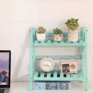 ชั้นวางปฏิทินไม้ 2 ชั้นสำหรับตกแต่งบ้านและสำนักงาน - Product Image 3
