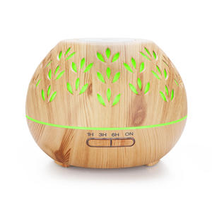 Difusor de Aromas JCSY de 400 ml con Acabado Madera, Humidificador Ultrasónico con Control Remoto, WiFi y Luz de Siete Colores para Uso Doméstico y Comercial - Product Image 4
