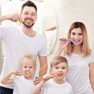 Vente en gros OEM acceptable, plastique PP souple couleur bonbon moderne avec logo personnalisé, design de poils unique, pour usage domestique, vente en gros - Product Image 2