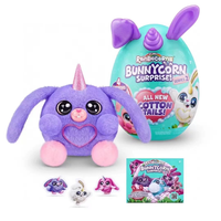 Vente en gros de jouets œufs surprise Rainbocorns Zuru authentiques, peluches lapin, poupées en peluche pour enfants, cadeaux de Pâques, anti-stress