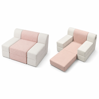 Modernes Wasserabweisendes Tech-Stoff Modulares Sektional-Cloud-Sofa für Wohnzimmer Hochdichte Schaumstoff-Kompressions-Couch