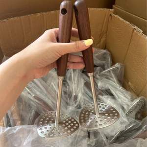 Triturador de Patatas 304 de Acero Inoxidable, Triturador y Machacador de Patatas para Alimentos Complementarios para Bebés - Product Image 4